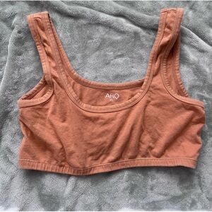 Arq wide strap bra in camel - Xl